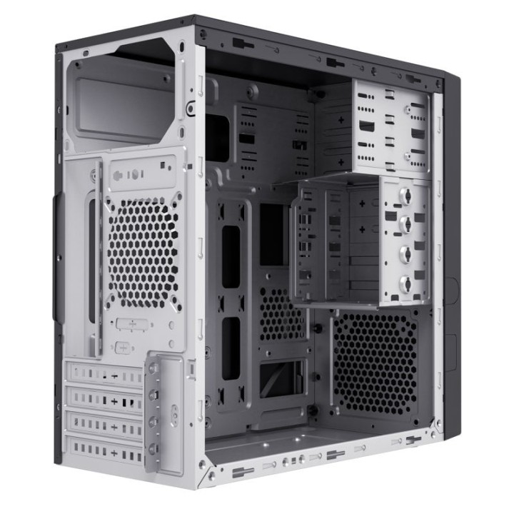 Caja Micro ATX UNYKAch AERO C12 V2 USB 3.0/Type-C Audio HD Negro 2,4kg