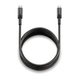 KNOT 100W-3 Cable de Carga Rápida de USB C a USB C de 3 m de longitud