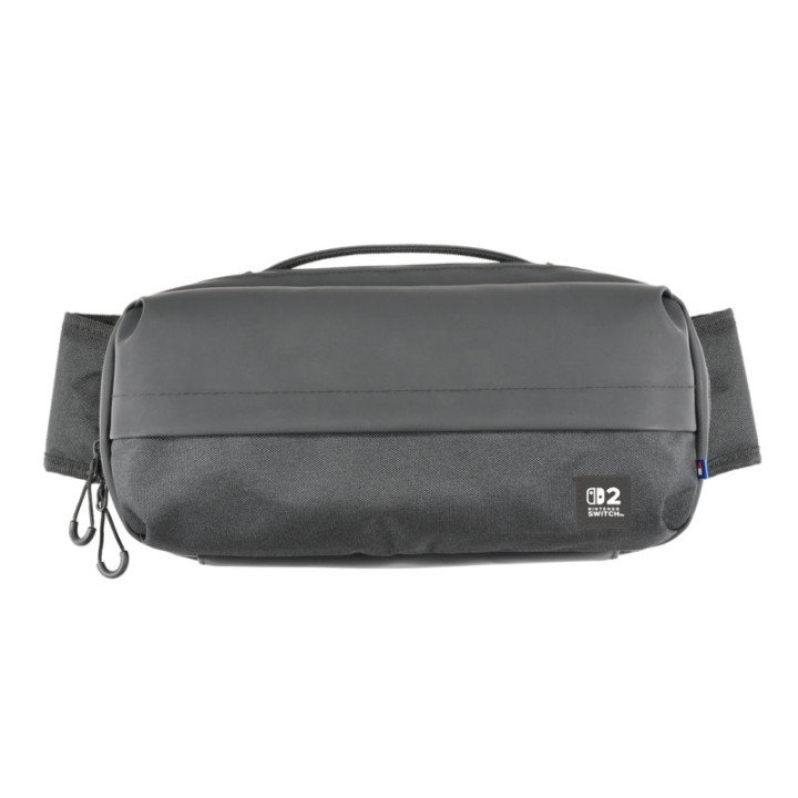 Estuche de viaje Hori Adventure Pack Negro para Nintendo Switch, Switch OLED, Lite y Switch 2 con 6 ranuras para tarjetas