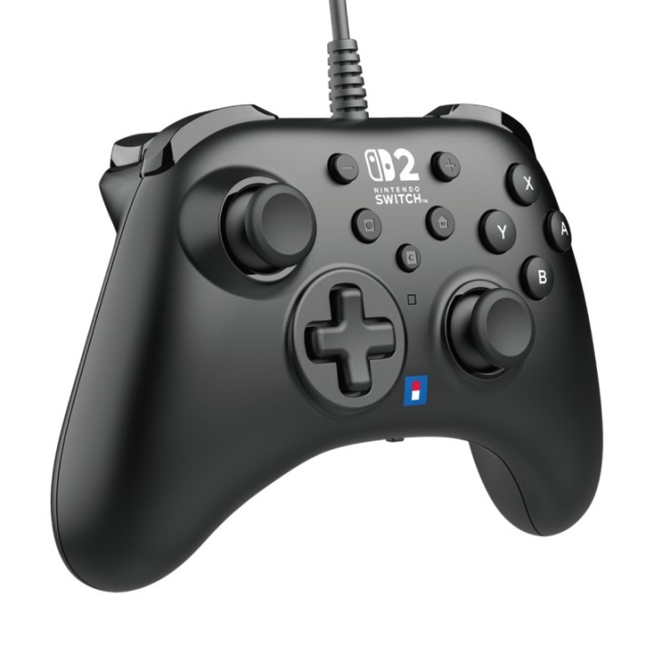 Gamepad Hori Nintendo Switch 2 USB Alámbrico Negro Botones Programables