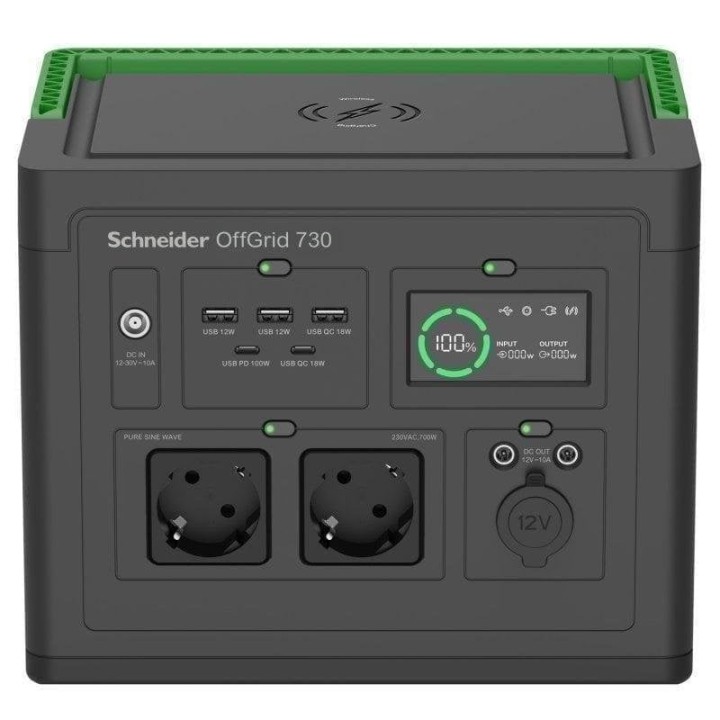 Estación de energía portátil APC PPS730-GR 738Wh Ión de litio 995W Power Delivery Quick Charge