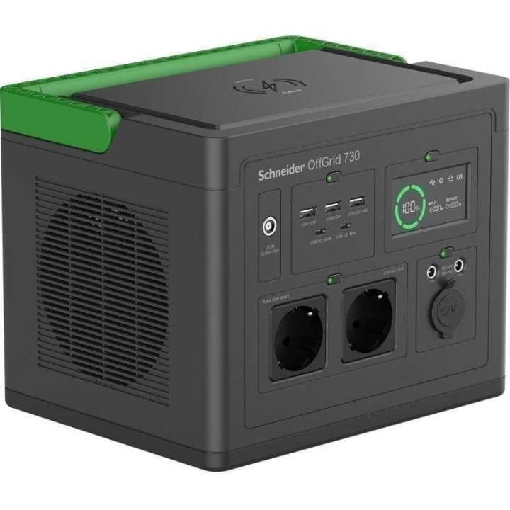 Estación de energía portátil APC PPS730-GR 738Wh Ión de litio 995W Power Delivery Quick Charge