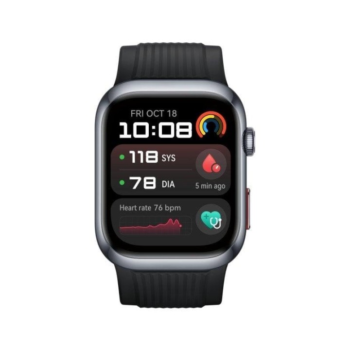 Smartwatch Huawei Watch D2 AMOLED 1.82″ Negro banda fluoroelastómero, batería 524mAh