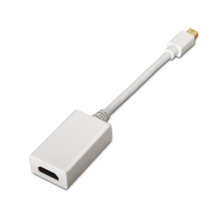 Cable AISENS Mini DP/M a HDMI A/H 15cm Blanco (A125-013
