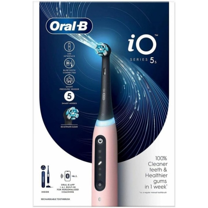 Cepillo de Dientes Eléctrico Oral-B IO 5S Rosa Enchufe EU