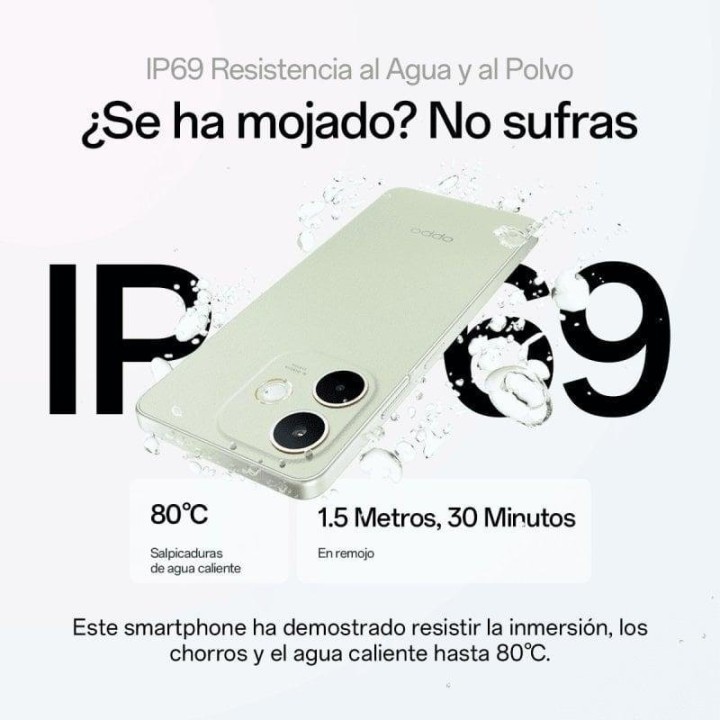 OPPO A5 Pro 4G Azul 8GB 256GB 6.67" Batería 5800 mAh