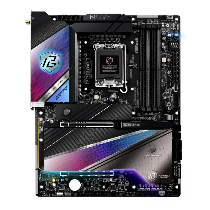 Placa Base Asrock Z890 LGA 1851 ATX Phantom Gaming Z890 Nova WiFi DDR5 RAID WiFi