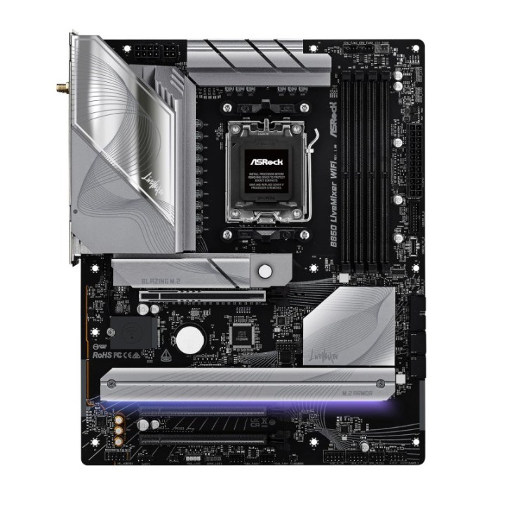 Placa Base Asrock B850 Socket AM5 ATX LiveMixer WiFi PCIe 5.0 DDR5 Audio Pro