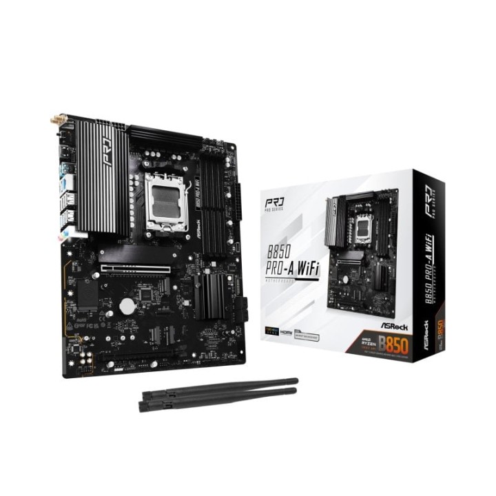 Placa Base ASRock AMD B850 ATX AM5 B850 Pro-A WiFi 6 USB 3.2 Gen2 RAID DDR5