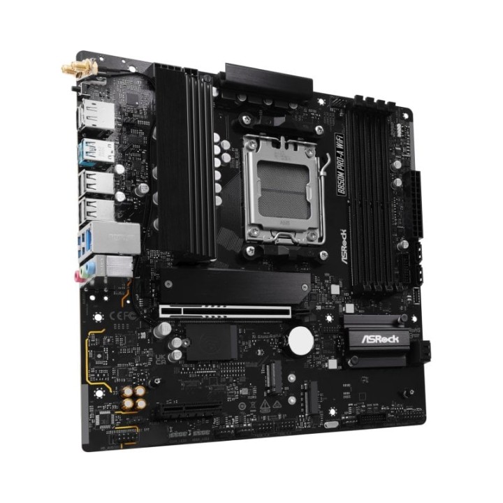 Placa Base ASRock B850M Pro-A AM5 Micro ATX WiFi DDR5 PCIe 5.0 RAID 256GB