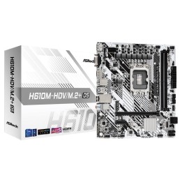 Placa Base ASRock H610 Intel LGA 1700 Micro ATX H610M-HDV/M.2+ DDR5 M.2+