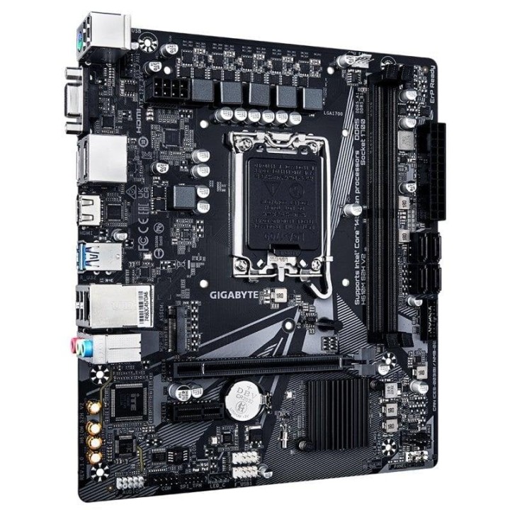 Placa Base Gigabyte H610M LGA1700 Micro-ATX H610M S2H V2 DDR5 PCIe M.2 GbE LAN