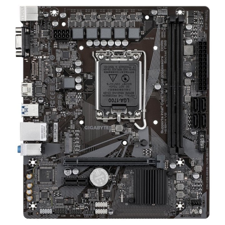 Placa Base Gigabyte H610M H V2 DDR5 LGA 1700 Micro-ATX M.2/SATA III 96GB