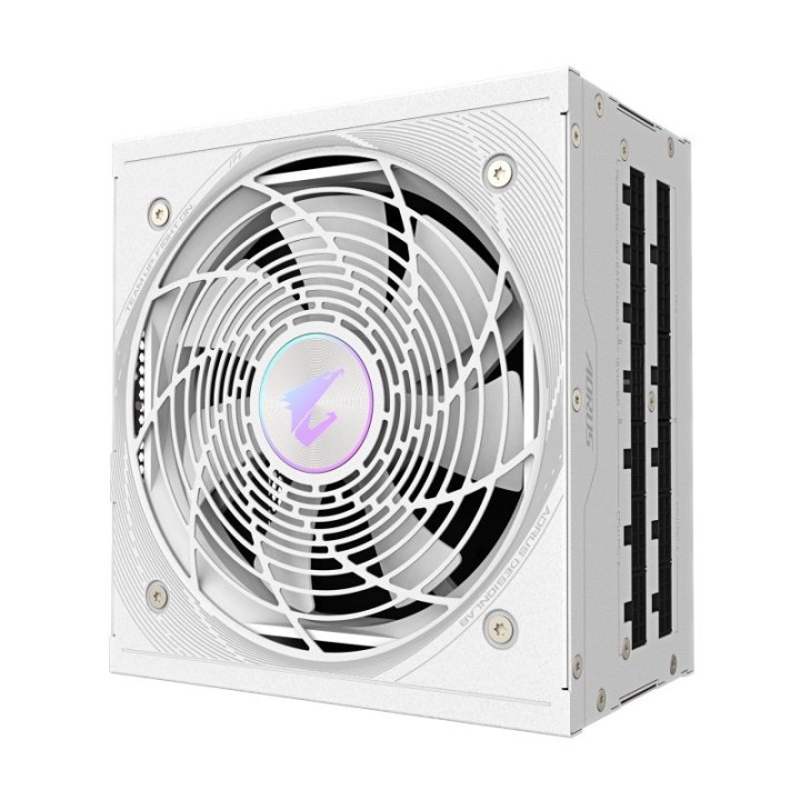 Fuente de Alimentación GIGABYTE 850W 80 PLUS Platinum GP-AE850PM PG5 ICE Modular PCIe 5.0 ATX 3.0 Blanca