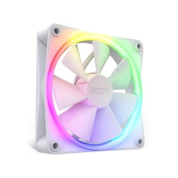 Ventilador suplementario NZXT F120 RGB Blanc 120mm PWM 18 LED RGB sincronización NZXT CAM