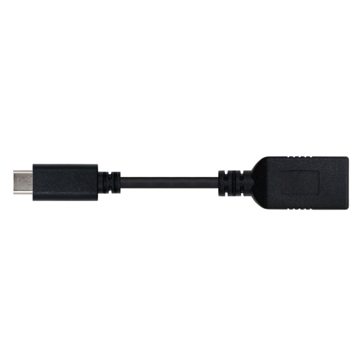 Nanocable USB-C/M a USB-A/H 15cm Negro (10.01.4201)