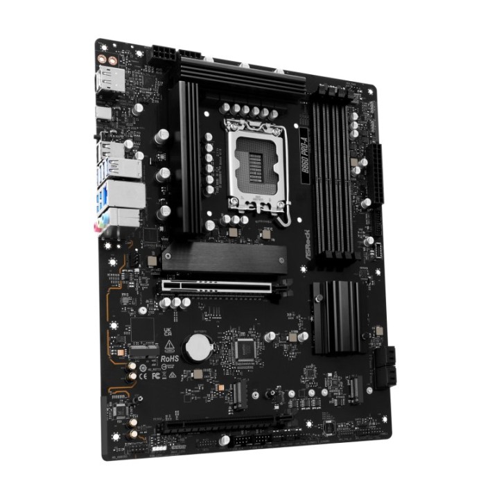 Placa Base Asrock B860 LGA 1851 ATX Pro-A DDR5 256GB M.2 PCIe 3.0 2.5GbE UEFI