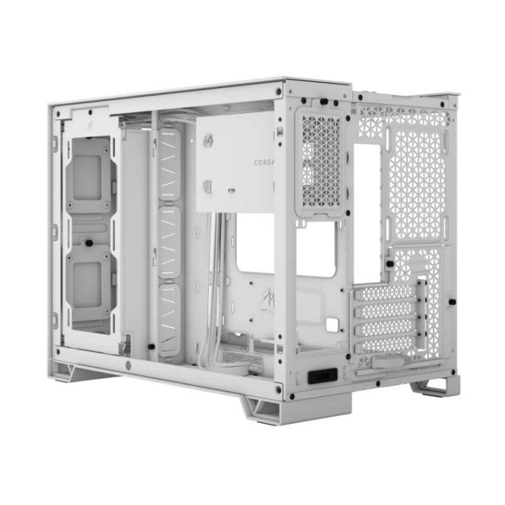 Torre Corsair 2500X Blanco Micro-ATX Vidrio Templado 2x USB 3.2 Gen1 1x USB 3.2 Gen2