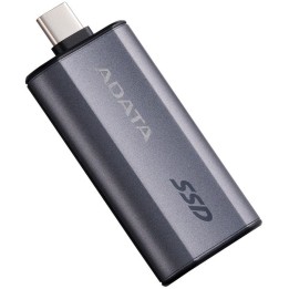 Disco Duro ADATA SC750 500GB SSD Externo USB Tipo C 10Gbps 1050MB/s Gris