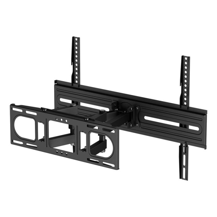 Soporte de pared AISENS WT70TSR-196 Acero Alta Resistencia Giratorio Inclinable Nivelable 37-80″/40kg/Negro