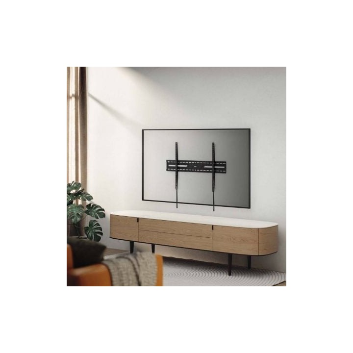 Soporte AISENS STU100TSB para monitor/TV 75kg 43-100″ VESA 900x600 pared acero negro