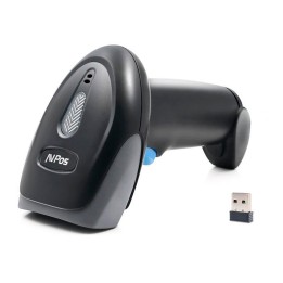 Lector de códigos de barras AVPos WI93 inalámbrico/alámbrico CMOS 1D 2D 60m 15h batería