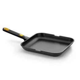 Sartén parrilla BRA Daily Pro aluminio fundido antiadherente full induction 28x53cm