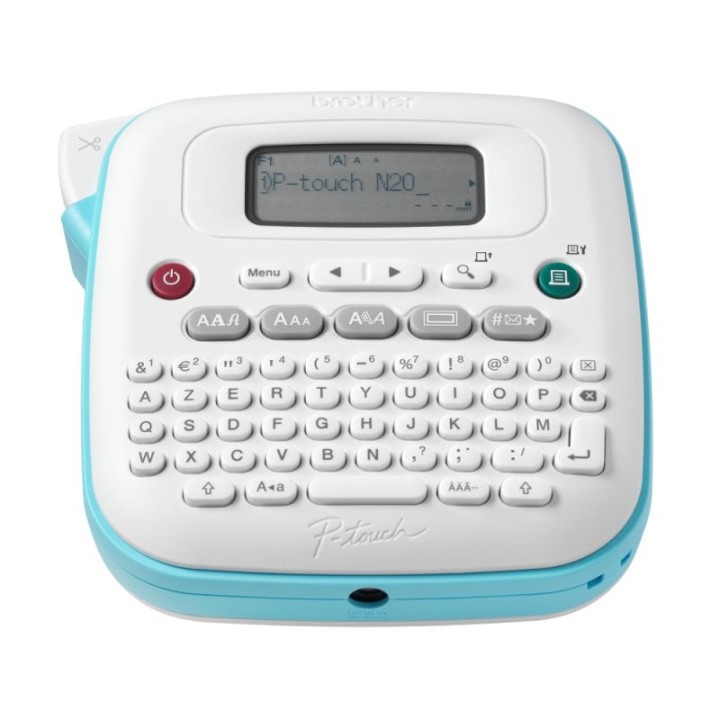 Impresora Etiquetadora Portátil Brother PT-N20 Corte Manual LCD Azul/Blanco