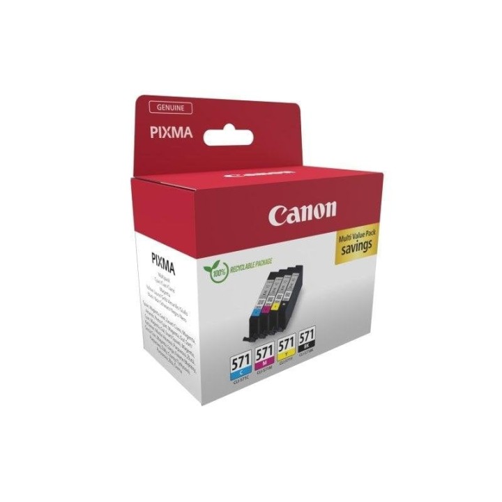 Cartucho de Tinta Canon 0386C008 Original Multipack Negro/Cian/Magenta/Amarillo