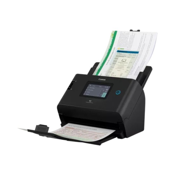Escáner Canon DR-S350NW 600x600 DPI 50ppm Dúplex ADF WiFi Ethernet LCD Negro