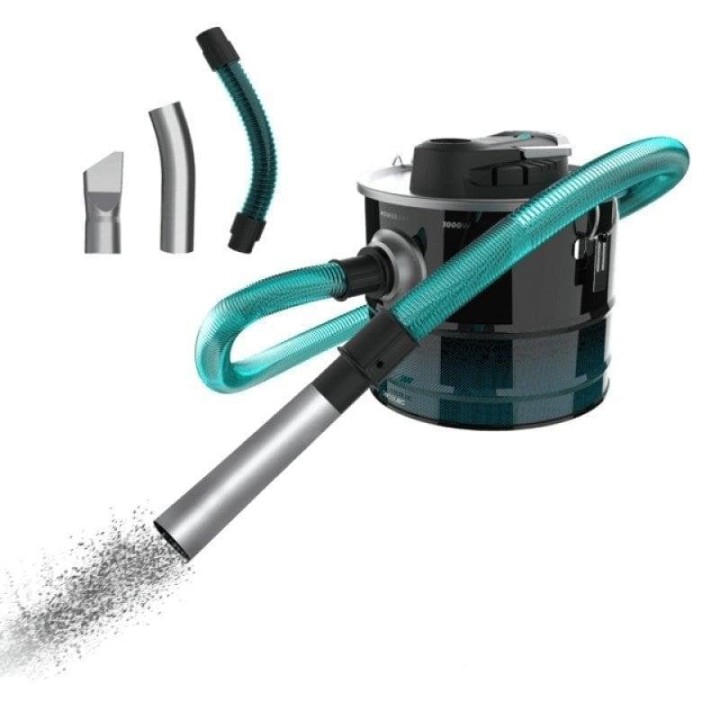 Aspiradora de cenizas de trineo Cecotec 1000W 15kPa Filtro lavable Metal ultrarresistente