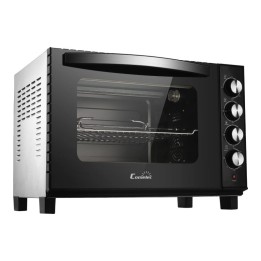 Horno eléctrico Comelec 48 litros Negro Inox con convección, rotisserie y luz interior