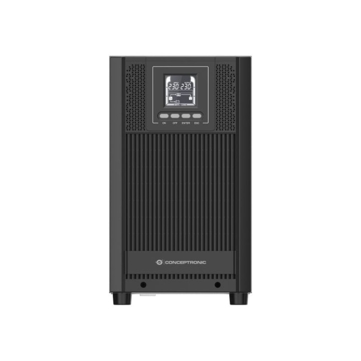 Sai Conceptronic 3kVA Batería de Plomo Ácido 4h Recarga Protección Senoidal LCD Torre