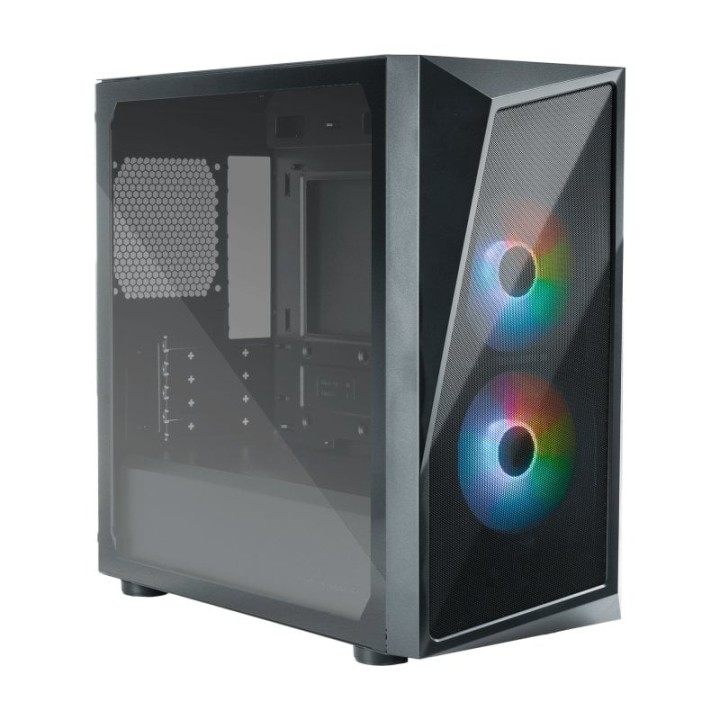 Caja PC Cooler Master CMP 320 Mini Tower Negro ARGB Vidrio Templado Micro ATX