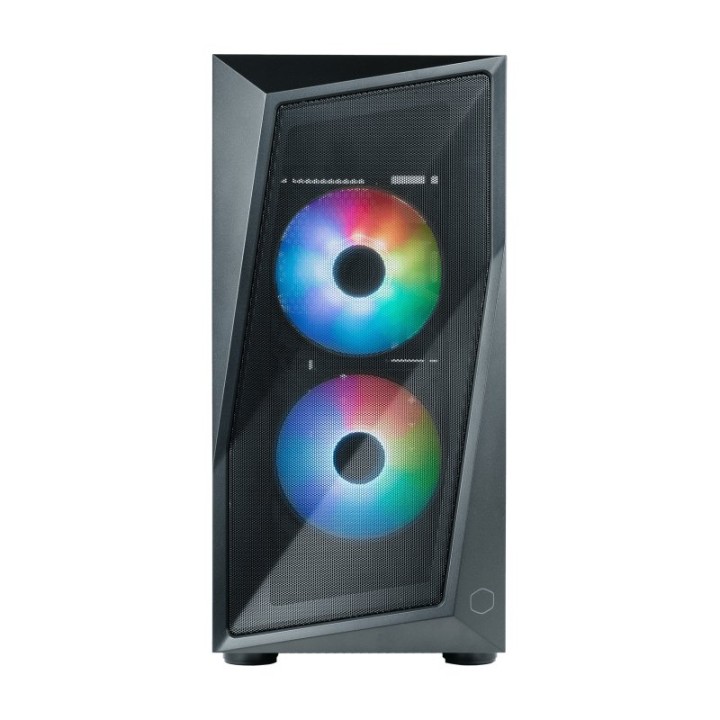 Caja PC Cooler Master CMP 320 Mini Tower Negro ARGB Vidrio Templado Micro ATX