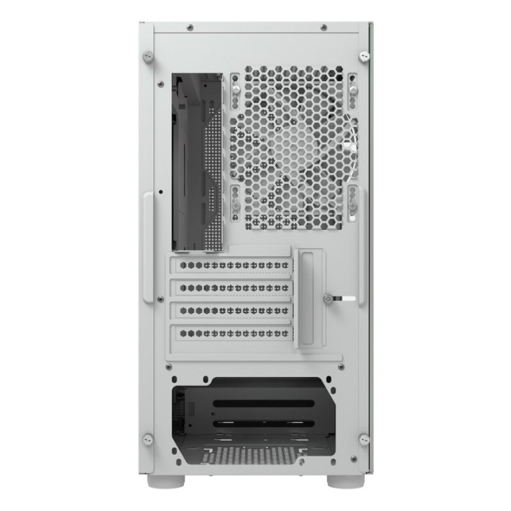 Caja PC Cougar Uniface Mini Compacta Blanca Cristal Templado Soporte GPU 340mm 6 Ventiladores