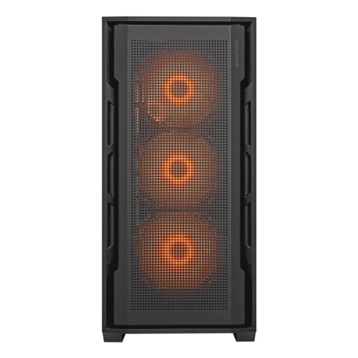 Torre Cougar Midi Tower ATX EATX Vidrio Templado RGB 4 Ventiladores USB-C Negro