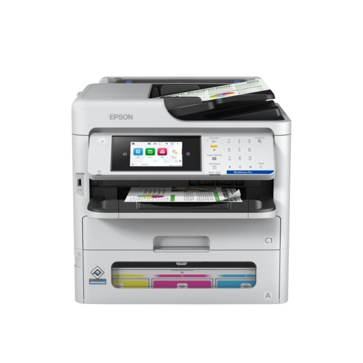 Multifunción Epson Inkjet Color WorkForce Pro EM-C800RDWF WiFi Dúplex Seguridad