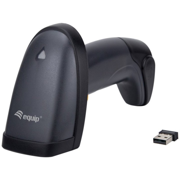Lector de códigos de barras Equip 351029 inalámbrico 1D/2D, CMOS, IP54, Bluetooth, RF, 20h autonomía