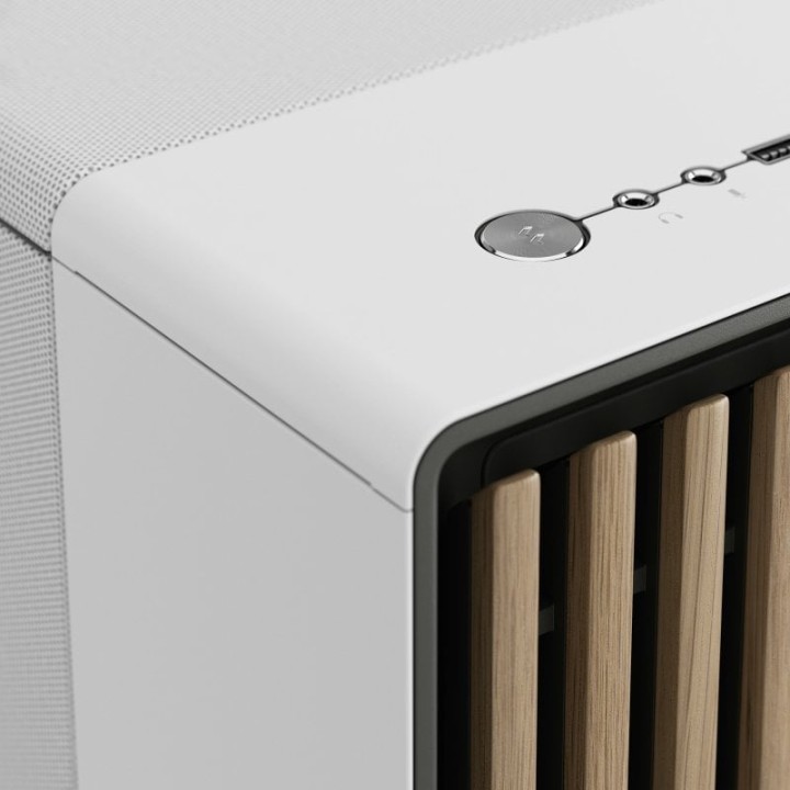 Torre Fractal Design North XL Blanco Acero Madera ATX sin Ventana 3x140mm USB-C