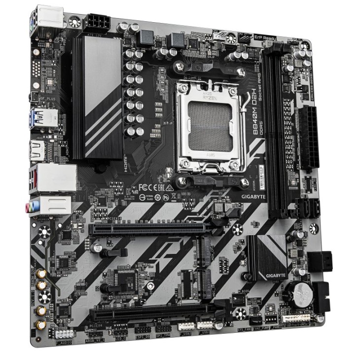 Placa Base Gigabyte B840 AM5 micro ATX 128GB DDR5 PCIe 4.0 2.5GbE Realtek ALC897