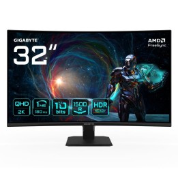 Monitor Gigabyte GS32QCA 31.5″ QHD 180Hz VA Curvo FreeSync HDR 1ms Eyesafe 2.0