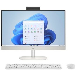 PC Sobremesa HP All-in-One 24-cr0042ns Intel Core i3-1315U 8GB 512GB SSD Wi-Fi 6 23.8" FHD Blanco