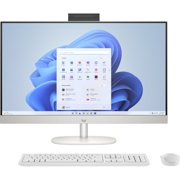 PC Sobremesa HP All-in-One 27″ Ryzen 5 7520U 16GB 512GB SSD Sin Gráfica Dedicada Blanco