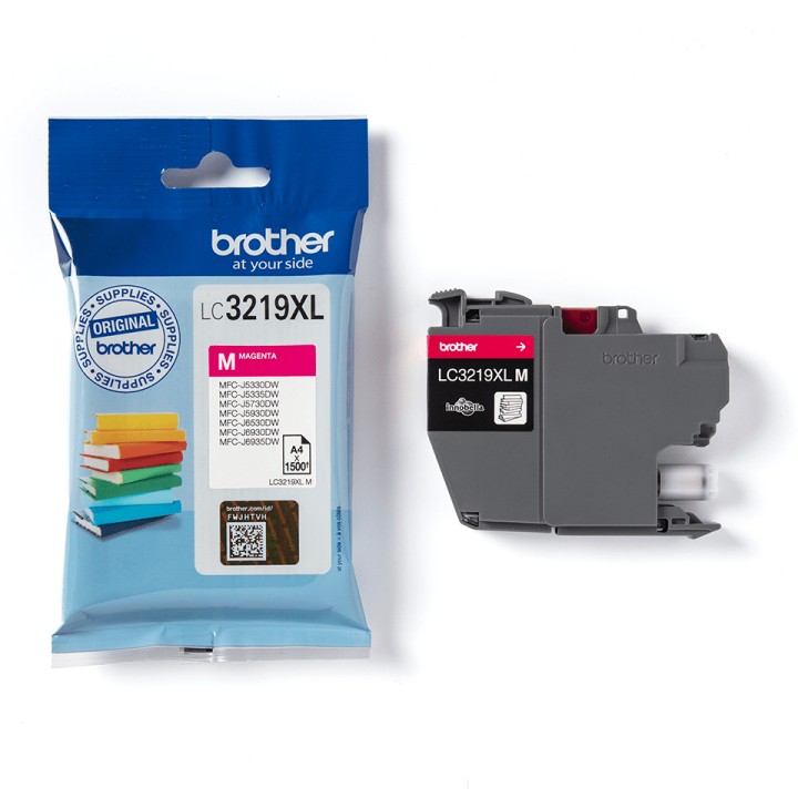 Tinta BROTHER XL Magenta 1500 páginas (LC3219XLM)