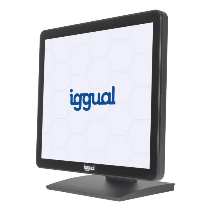 Monitor táctil iggual MTL19X 19″ 1280x1024 SXGA 10 puntos HDMI VGA USB Negro