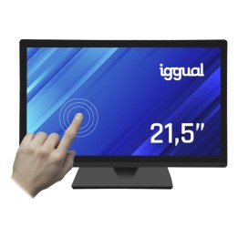 Monitor Táctil iggual MTL21PX 21.5″ Full HD 250cd/m² Capacitiva 1000:1 VGA/HDMI/USB2.0