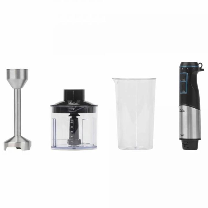 Batidora de inmersión JATA JEBT1791 1500W Acero Inoxidable 0,7L 2 Velocidades Picadora