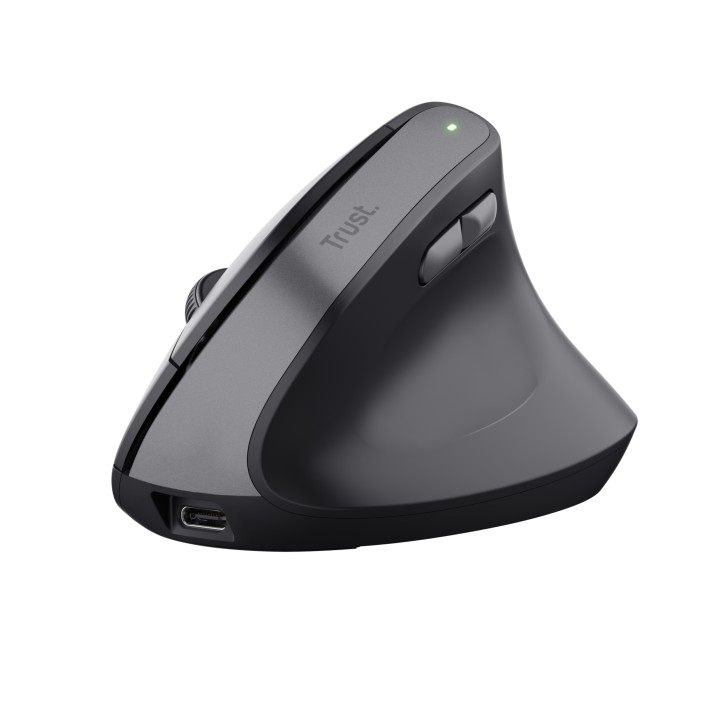 Ratón Vertical Trust TM-270 Óptico RF Negro (25371)