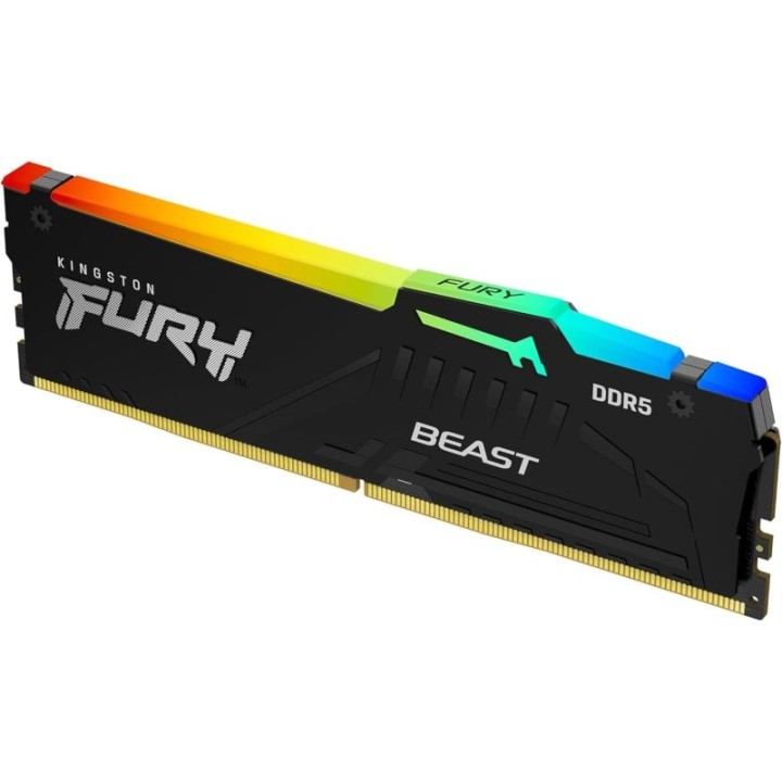 Memoria RAM Kingston FURY Beast RGB DDR5 6000MHz 16GB CL30 AMD EXPO